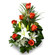 Grace. Very bright and stylish bouquet of orange roses and white lilies will make a perfect gift for anyone.. Barcelona