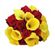 Autumn blues. This astonishing bouquet of roses and calla lilies is a very beautiful gift.. Barcelona
