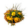Sunlight. This well-balanced arrangement of yellow roses and a gerbera will express your warmest feelings.. Barcelona